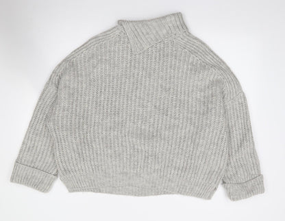 Womens UK Size XL Preworn Grey Pullover Jumper