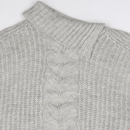 Womens UK Size XL Preworn Grey Pullover Jumper