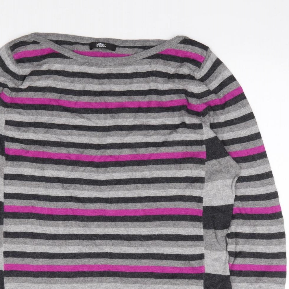 Womens UK Size 14 Marks and Spencer Multicoloured Tunic Jumper