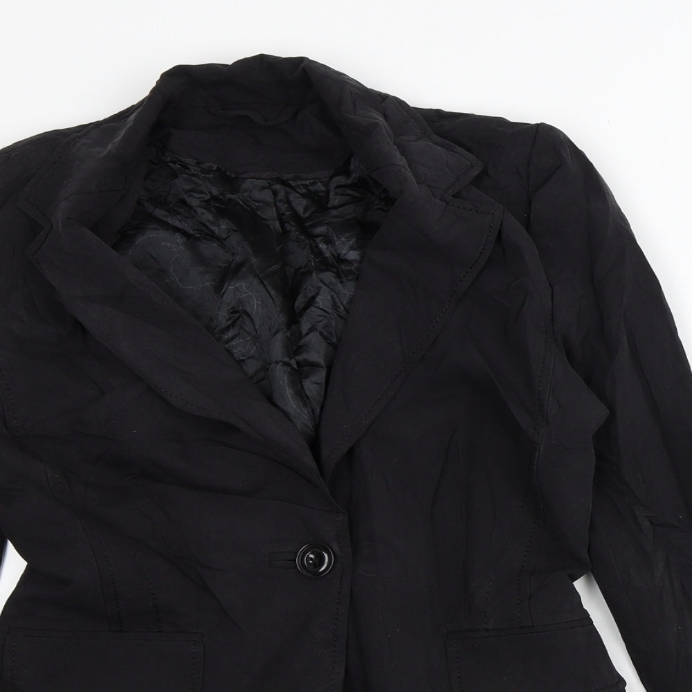 Womens UK Size 8 Dorothy Perkins Black Jacket