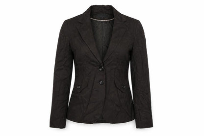 Next Womens Brown Striped  Jacket Blazer Size 8