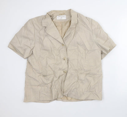Womens UK Size 20 Bonmarche Beige Jacket