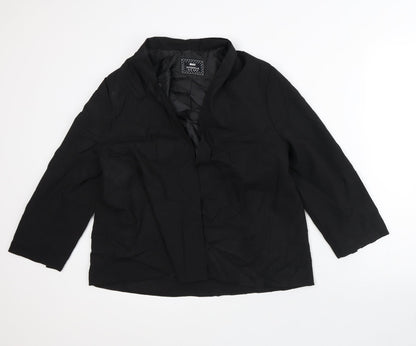 Max Womens Black   Jacket Blazer Size 16