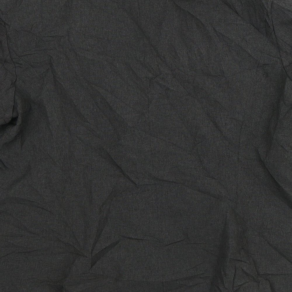 AMARANTO Womens Grey   Jacket Blazer Size 16