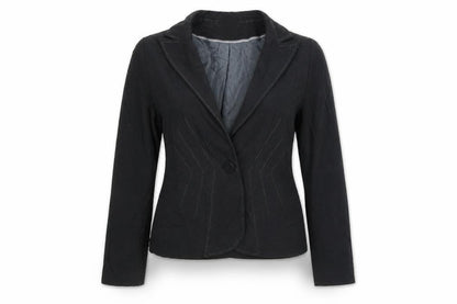 Marks & Spencer Womens Black Striped  Jacket Blazer Size 10