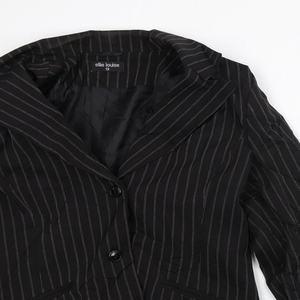 Womens UK Size 12 Ellie Louise Black Jacket