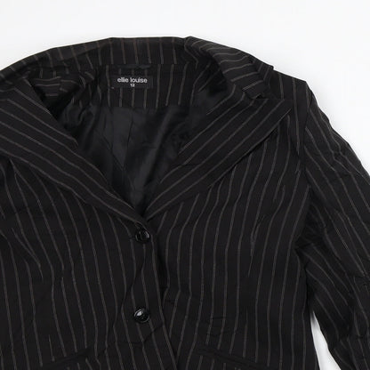 Womens UK Size 12 Ellie Louise Black Jacket