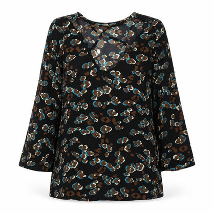 Womens UK Size 14 Missguided Black Tunic Blouse