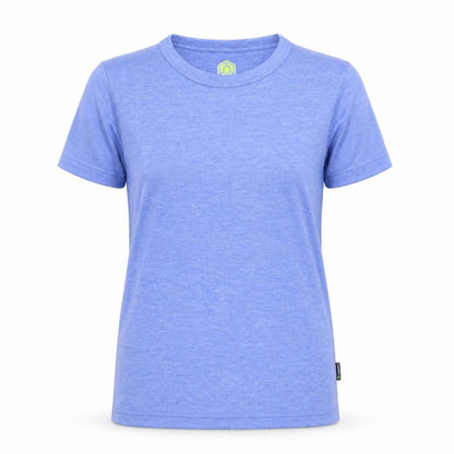 Beeswift Womens Blue  Polyester Basic T-Shirt Size S Crew Neck