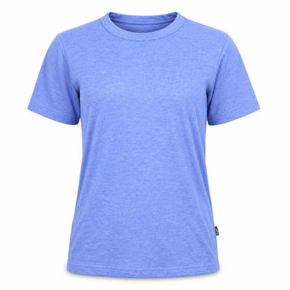 Beeswift Womens Blue  Polyester Basic T-Shirt Size S Crew Neck