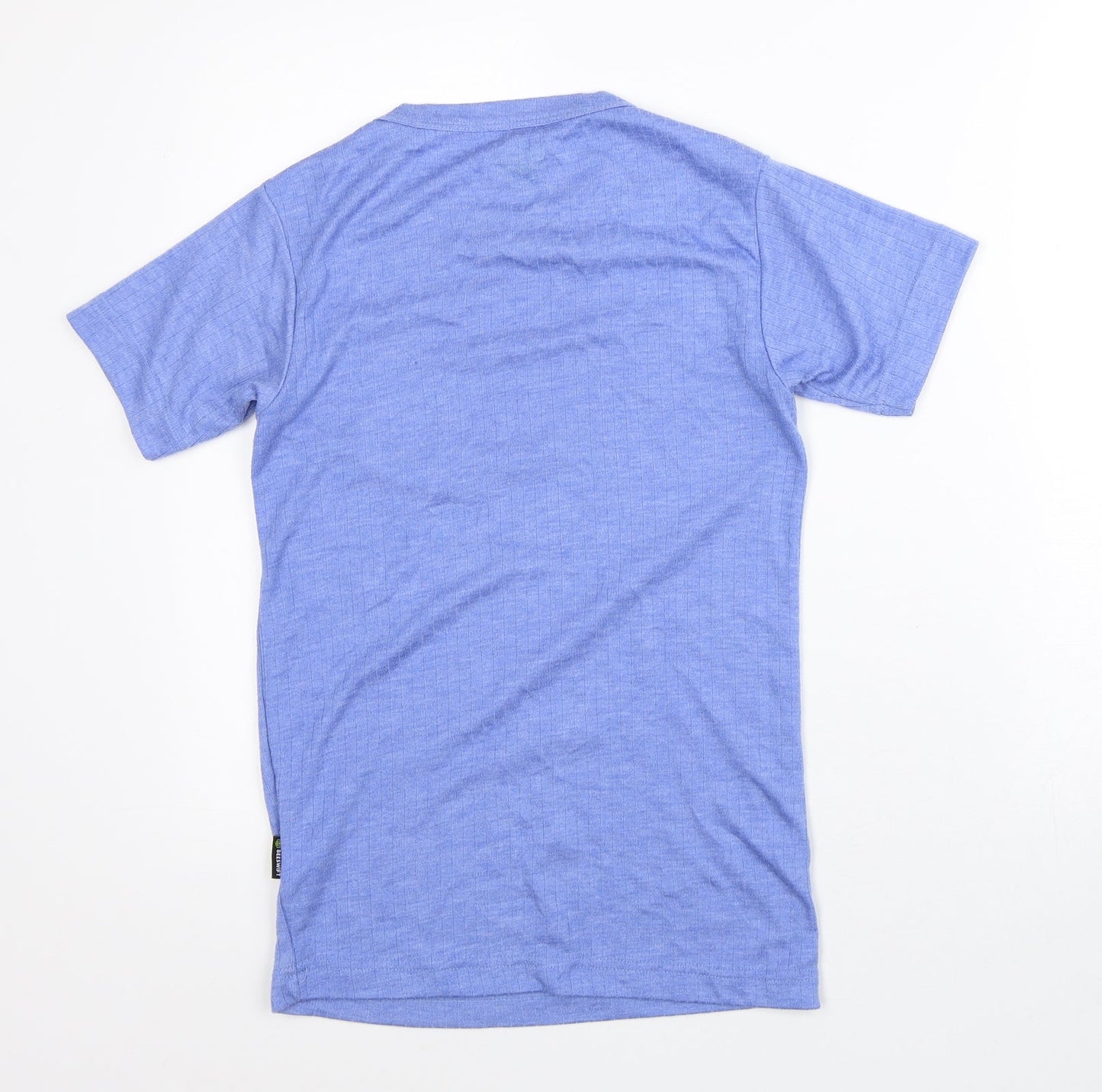Beeswift Womens Blue  Polyester Basic T-Shirt Size S Crew Neck