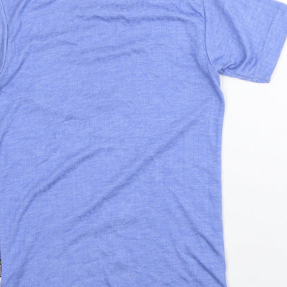 Beeswift Womens Blue  Polyester Basic T-Shirt Size S Crew Neck