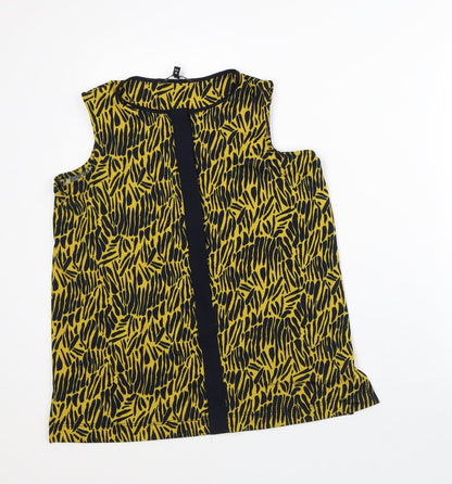 Womens UK Size 8 NEXT Yellow Tunic Tank