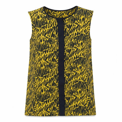 Womens UK Size 8 NEXT Yellow Tunic Tank