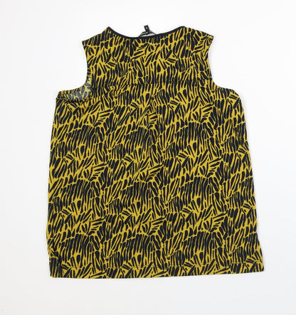 Womens UK Size 8 NEXT Yellow Tunic Tank