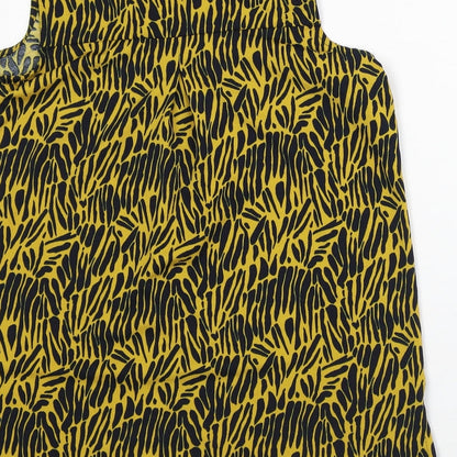 Womens UK Size 8 NEXT Yellow Tunic Tank