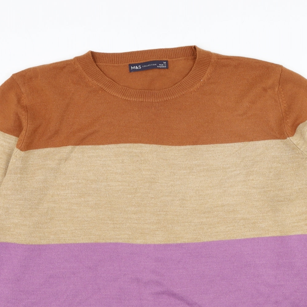 Womens UK Size 10 Marks and Spencer Brown Pullover Jumper