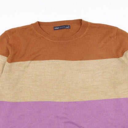 Womens UK Size 10 Marks and Spencer Brown Pullover Jumper