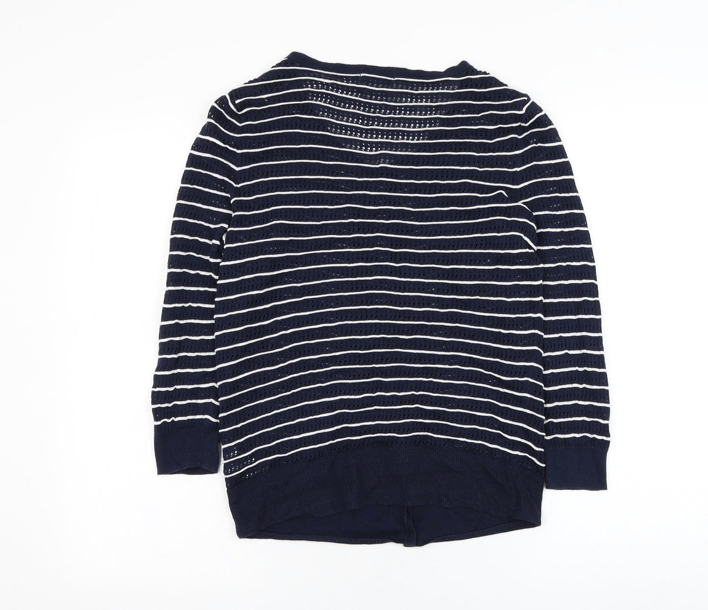 Womens UK Size M H&M Blue Cardigan Jumper