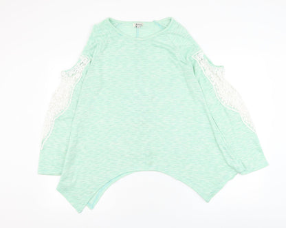 Womens UK Size L Paramour Green Pullover Jumper