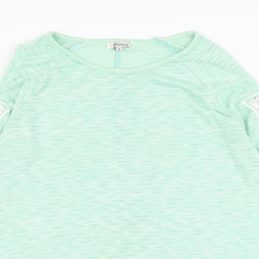 Womens UK Size L Paramour Green Pullover Jumper