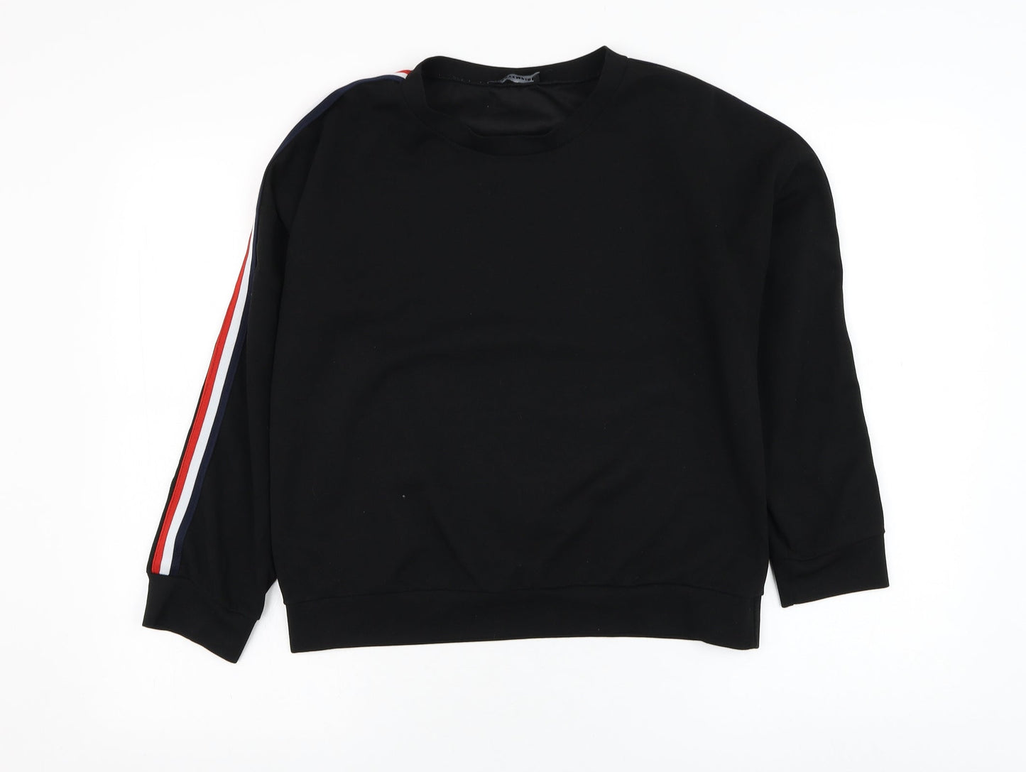Missy Empire Womens Black  Polyester Pullover Sweatshirt Size S  Pullover