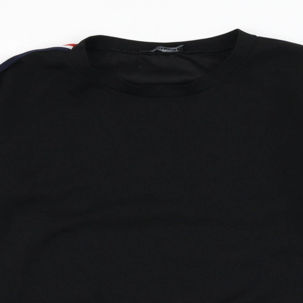 Missy Empire Womens Black  Polyester Pullover Sweatshirt Size S  Pullover