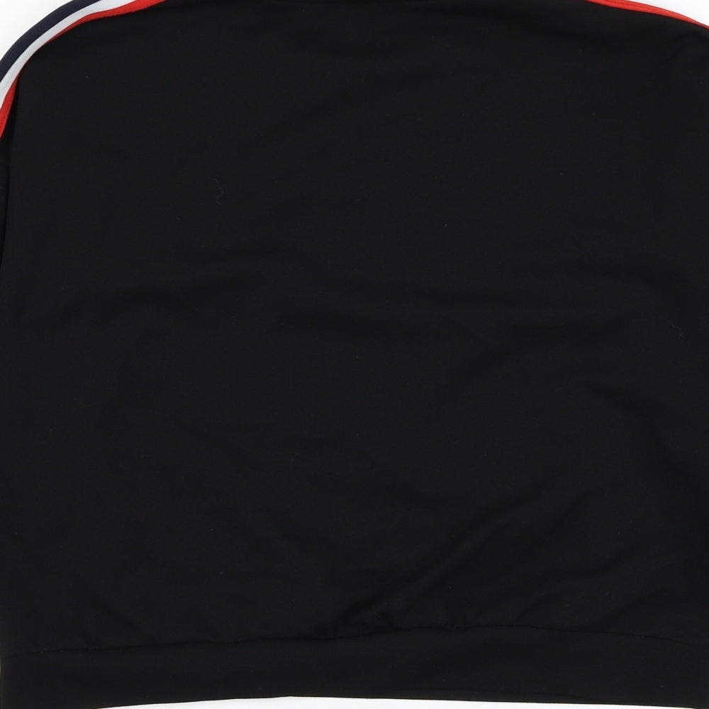 Missy Empire Womens Black  Polyester Pullover Sweatshirt Size S  Pullover