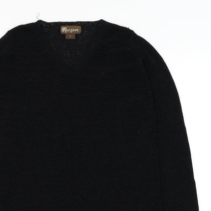 Womens UK Size S Monsoon Black Pullover Jumper