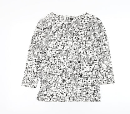 Womens UK Size 12 Papaya White Pullover Jumper