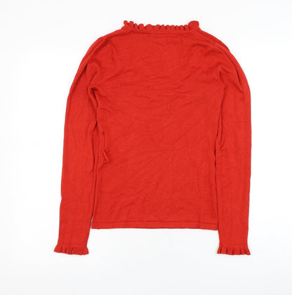 Womens UK Size XS Morgan Red Pullover Jumper