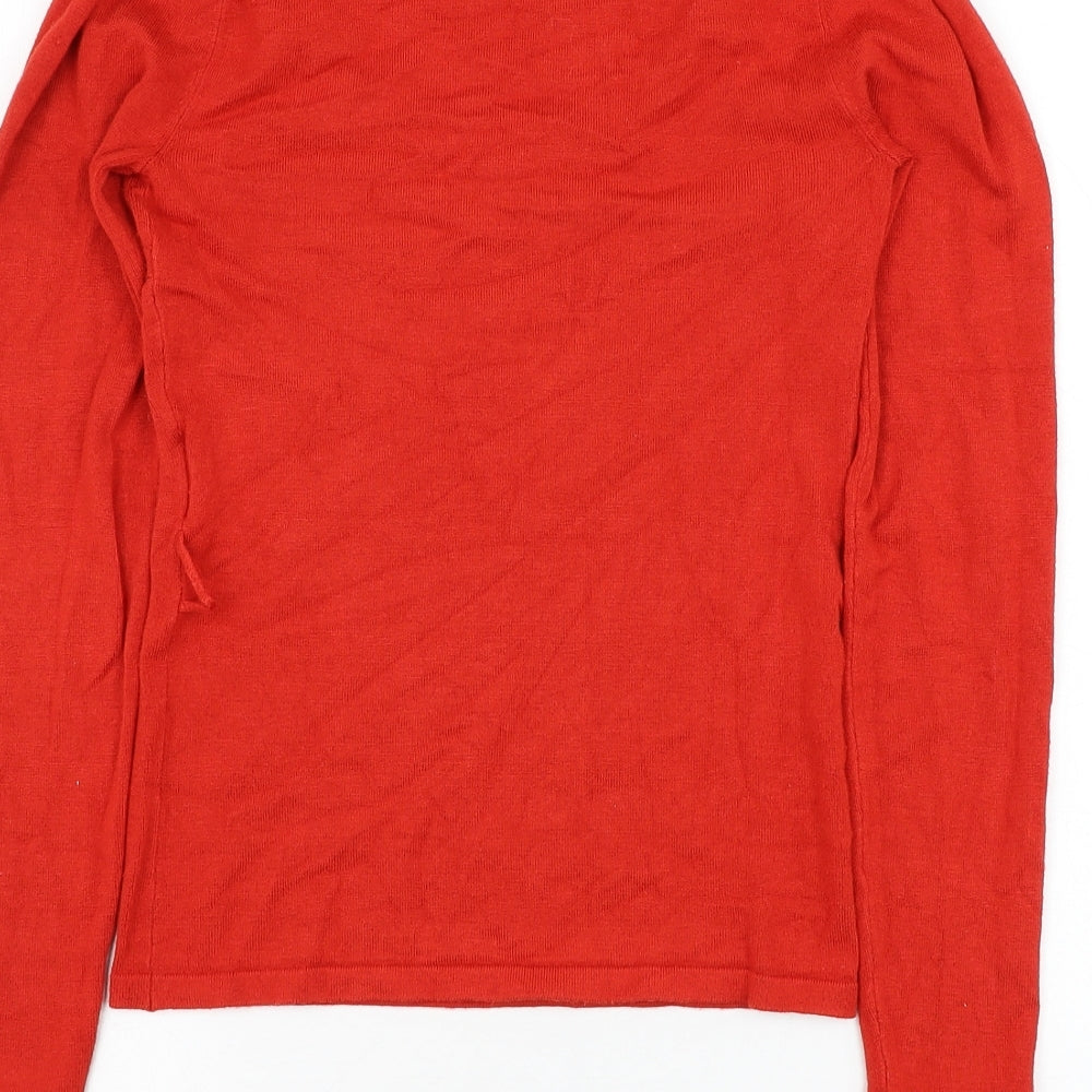 Womens UK Size XS Morgan Red Pullover Jumper