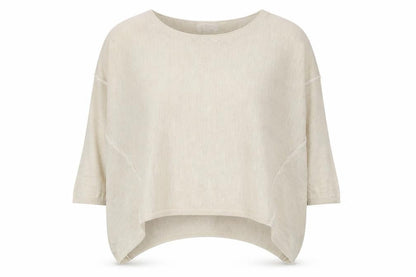 Womens UK Size L Preworn Beige Pullover Jumper