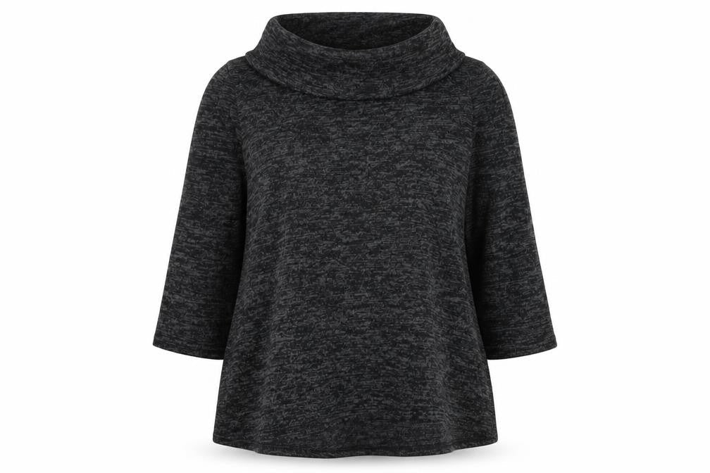 Womens UK Size 14 Tru Collection Grey Pullover Jumper