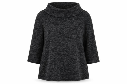 Womens UK Size 14 Tru Collection Grey Pullover Jumper