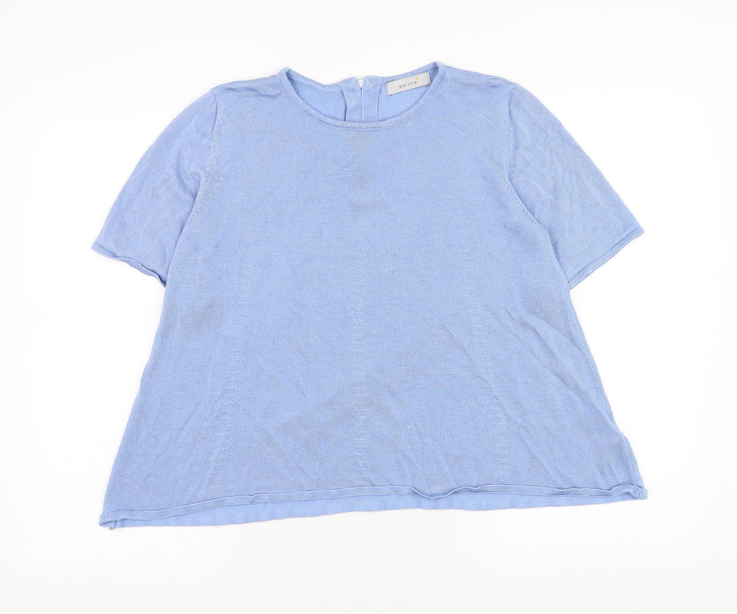 Womens UK Size 14 Marks and Spencer Blue Pullover Jumper
