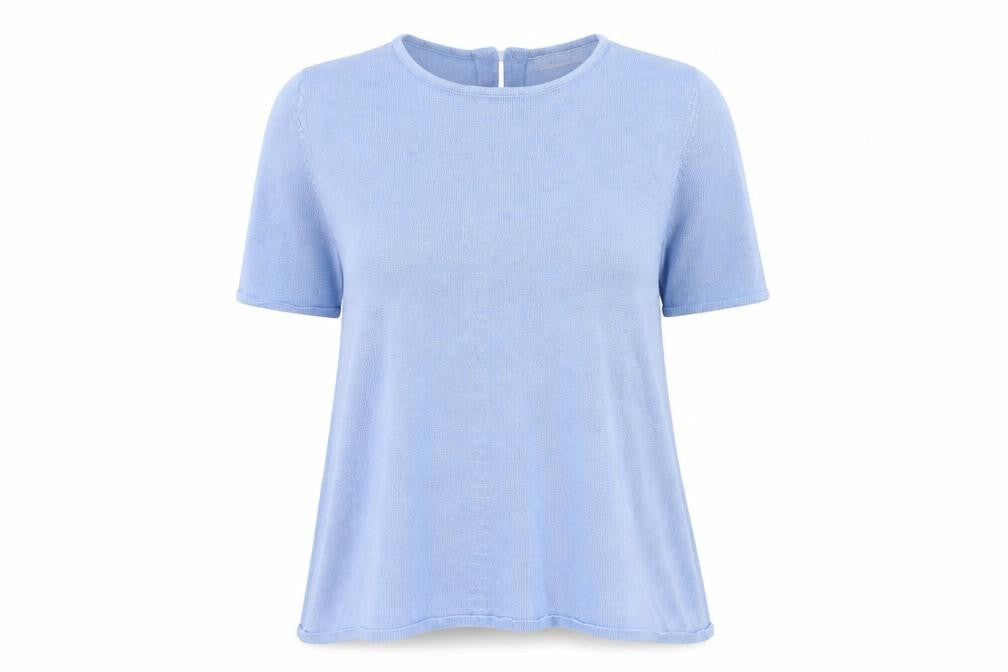 Womens UK Size 14 Marks and Spencer Blue Pullover Jumper