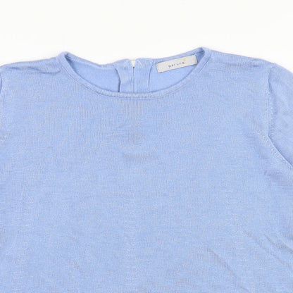 Womens UK Size 14 Marks and Spencer Blue Pullover Jumper