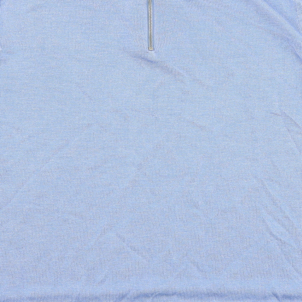Womens UK Size 14 Marks and Spencer Blue Pullover Jumper
