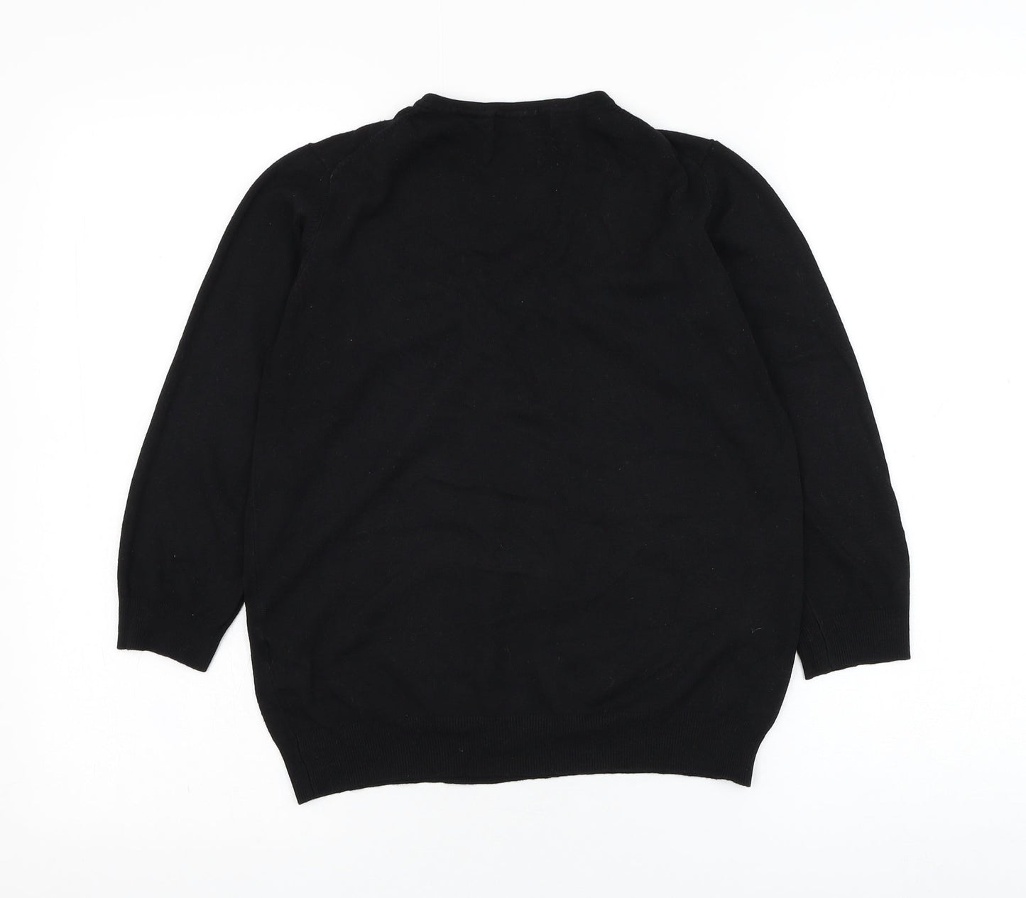 Womens UK Size 14 Marks and Spencer Black Pullover Jumper