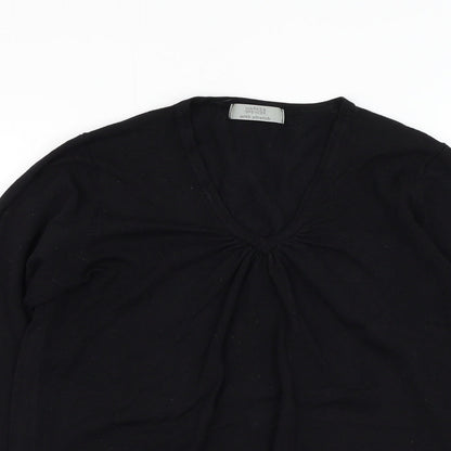 Womens UK Size 14 Marks and Spencer Black Pullover Jumper