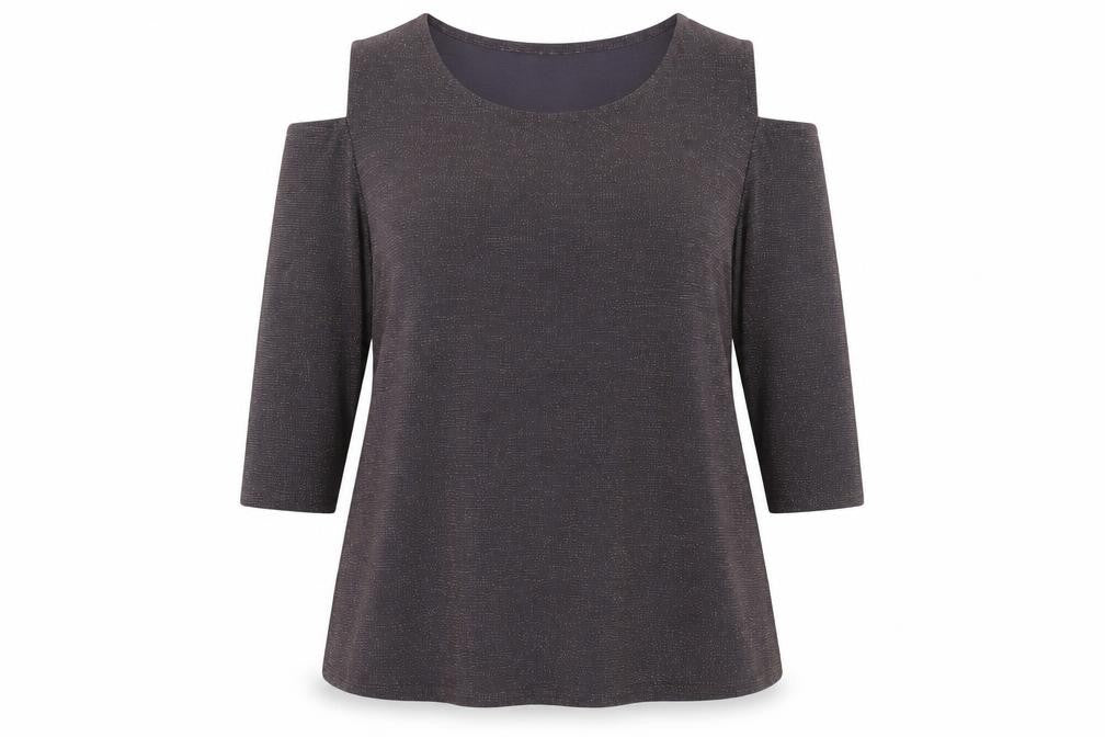 Womens UK Size XL Styled By Purple Basic Blouse