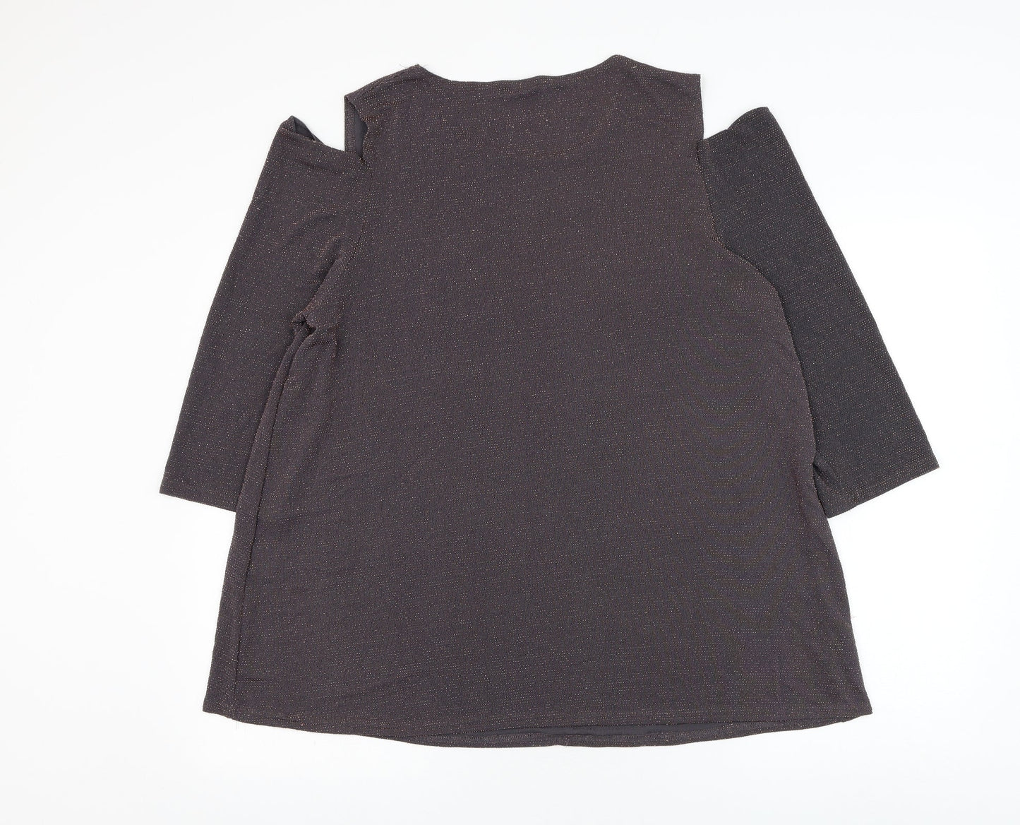 Womens UK Size XL Styled By Purple Basic Blouse