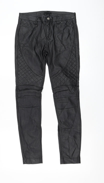 Womens UK Size 8 H&M  Capri Black Leggings