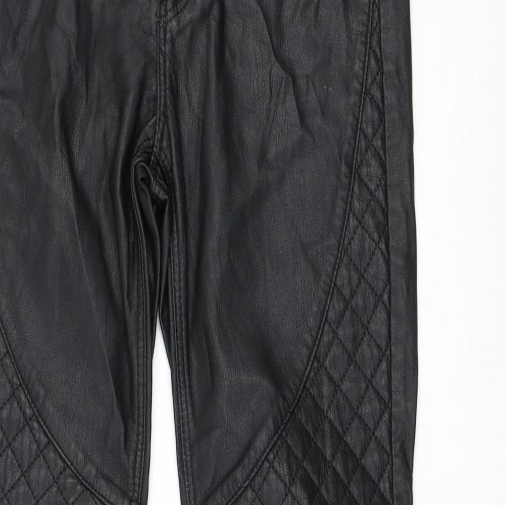 Womens UK Size 8 H&M  Capri Black Leggings