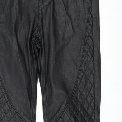 Womens UK Size 8 H&M  Capri Black Leggings