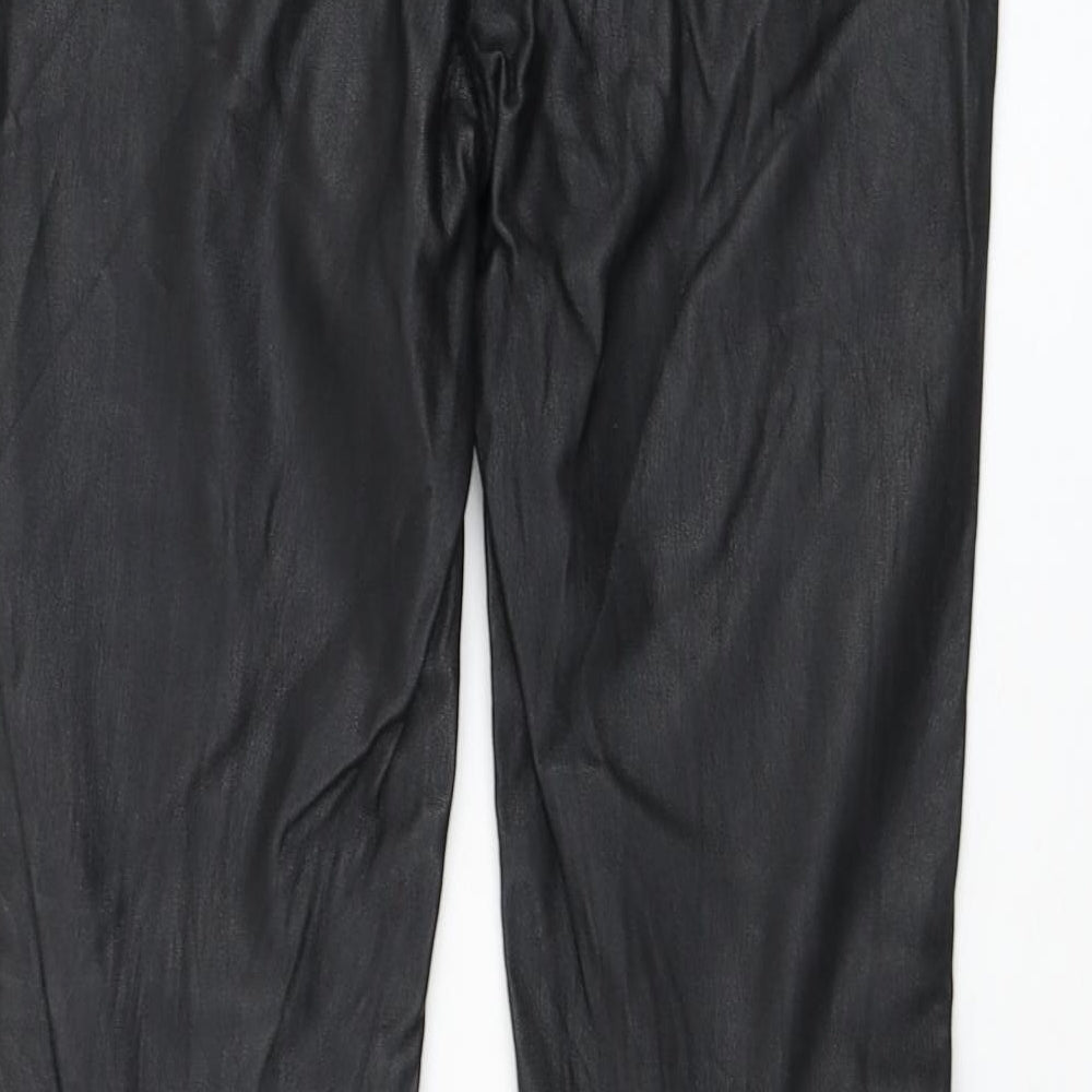 Womens UK Size 8 H&M  Capri Black Leggings