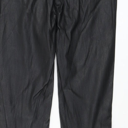 Womens UK Size 8 H&M  Capri Black Leggings