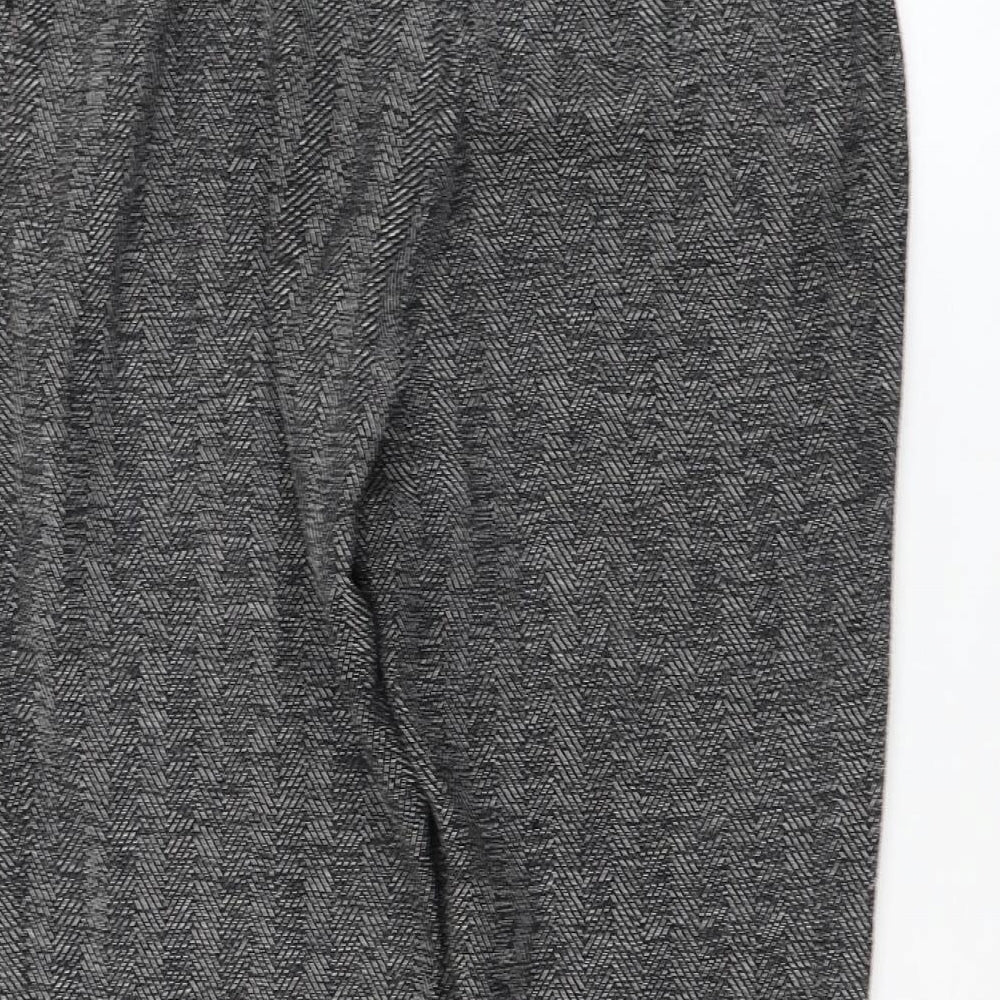 Womens UK Size 10 Dorothy Perkins Regular Fit Cropped Grey Trousers