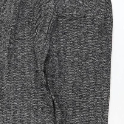 Womens UK Size 10 Dorothy Perkins Regular Fit Cropped Grey Trousers